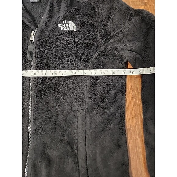 The North Face Jacket Womens M Black Osito Full Zip Fuzzy Soft Fleece Half Dome - Picture 6 of 10